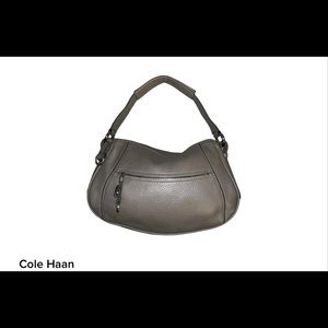 ❤️❤️FINAL$💜COLE HANN💚NWOT💙METALLIC SATCHEL💜💜